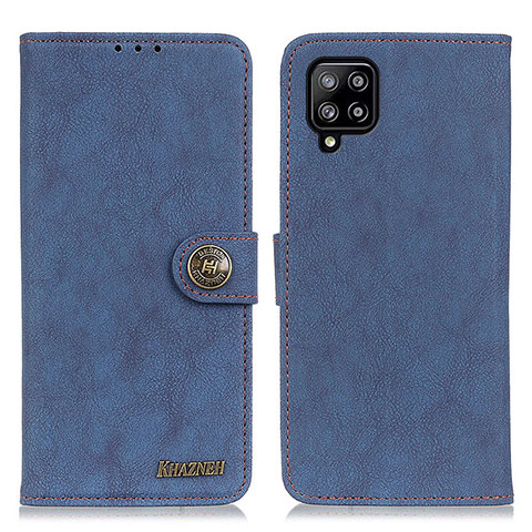 Coque Portefeuille Livre Cuir Etui Clapet A01D pour Samsung Galaxy A22 4G Bleu