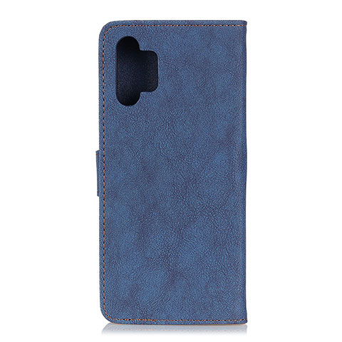 Coque Portefeuille Livre Cuir Etui Clapet A01D pour Samsung Galaxy A32 4G Bleu