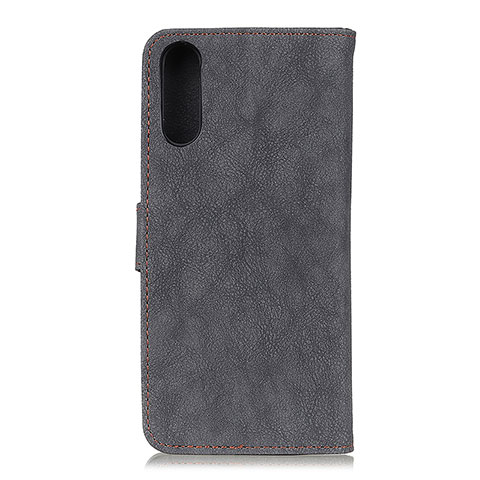 Coque Portefeuille Livre Cuir Etui Clapet A01D pour Samsung Galaxy M02 Noir