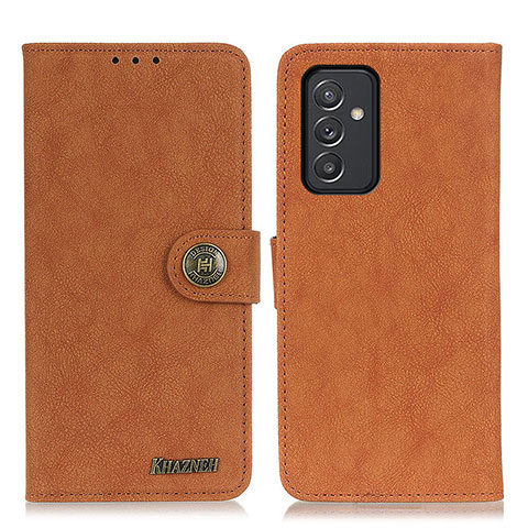 Coque Portefeuille Livre Cuir Etui Clapet A01D pour Samsung Galaxy Quantum4 5G Marron