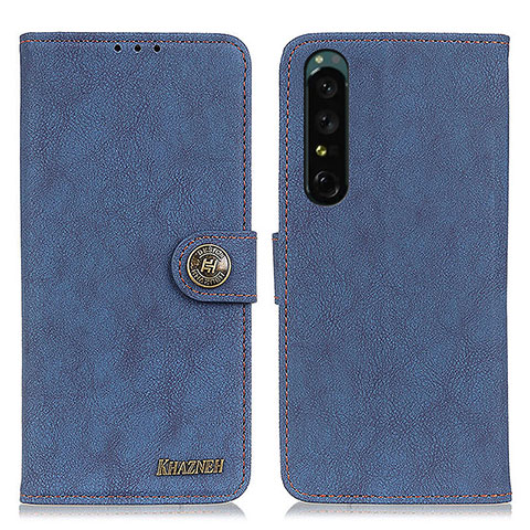 Coque Portefeuille Livre Cuir Etui Clapet A01D pour Sony Xperia 1 IV Bleu