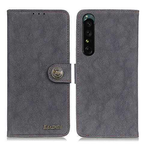 Coque Portefeuille Livre Cuir Etui Clapet A01D pour Sony Xperia 1 IV SO-51C Noir