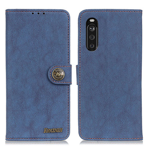 Coque Portefeuille Livre Cuir Etui Clapet A01D pour Sony Xperia 10 III Lite Bleu