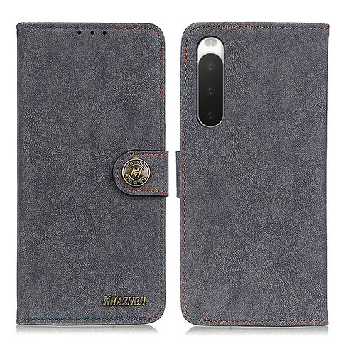 Coque Portefeuille Livre Cuir Etui Clapet A01D pour Sony Xperia 10 IV Noir