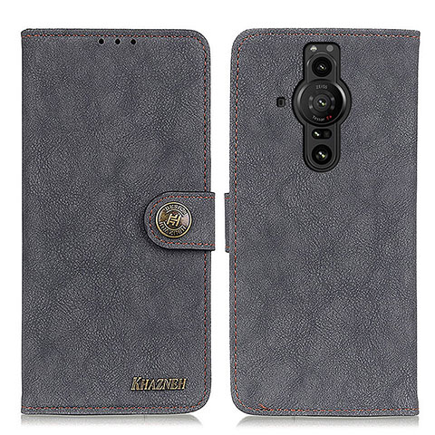 Coque Portefeuille Livre Cuir Etui Clapet A01D pour Sony Xperia PRO-I Noir