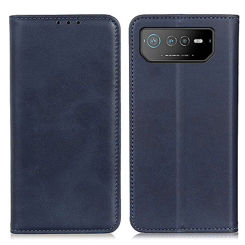 Coque Portefeuille Livre Cuir Etui Clapet A02D pour Asus ROG Phone 6 Bleu