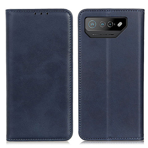 Coque Portefeuille Livre Cuir Etui Clapet A02D pour Asus ROG Phone 7 Bleu