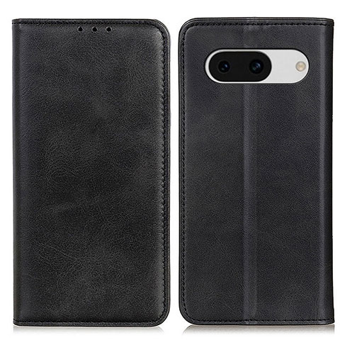 Coque Portefeuille Livre Cuir Etui Clapet A02D pour Google Pixel 8a 5G Noir