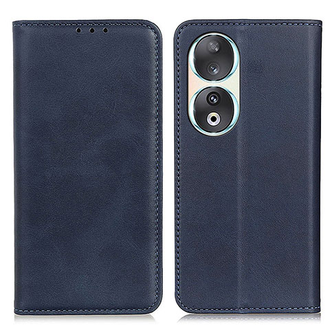 Coque Portefeuille Livre Cuir Etui Clapet A02D pour Huawei Honor 90 5G Bleu