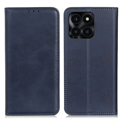 Coque Portefeuille Livre Cuir Etui Clapet A02D pour Huawei Honor X6a Bleu