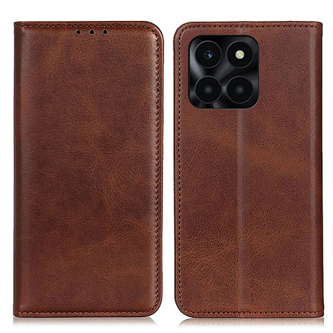 Coque Portefeuille Livre Cuir Etui Clapet A02D pour Huawei Honor X6a Marron