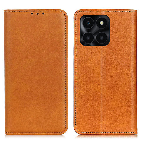 Coque Portefeuille Livre Cuir Etui Clapet A02D pour Huawei Honor X8b Brun Clair