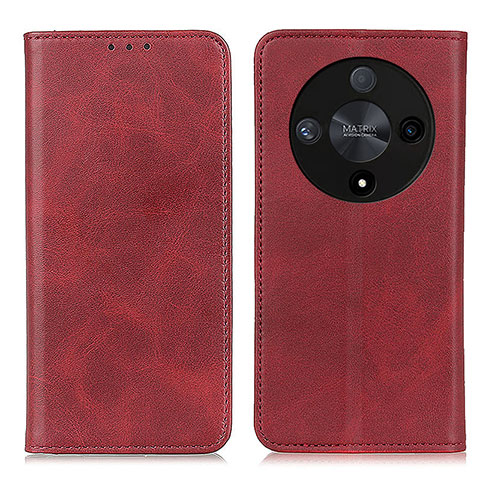 Coque Portefeuille Livre Cuir Etui Clapet A02D pour Huawei Honor X9b 5G Rouge