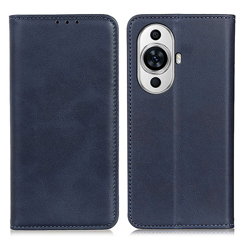 Coque Portefeuille Livre Cuir Etui Clapet A02D pour Huawei Nova 11 Bleu