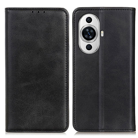 Coque Portefeuille Livre Cuir Etui Clapet A02D pour Huawei Nova 11 Noir