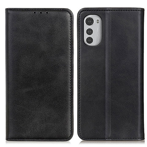 Coque Portefeuille Livre Cuir Etui Clapet A02D pour Motorola Moto E32s Noir