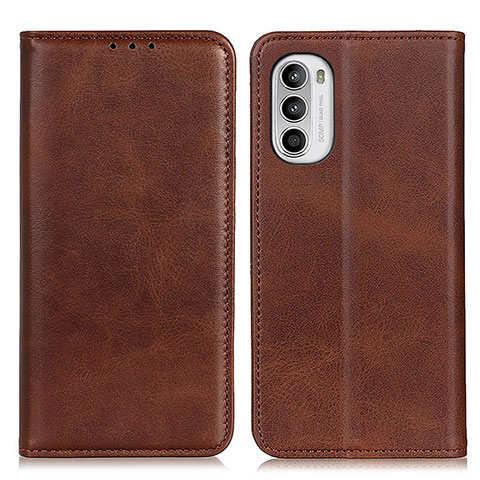 Coque Portefeuille Livre Cuir Etui Clapet A02D pour Motorola Moto Edge (2022) 5G Marron