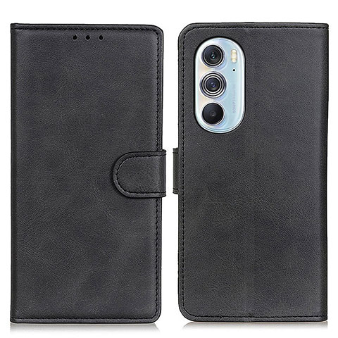 Coque Portefeuille Livre Cuir Etui Clapet A02D pour Motorola Moto Edge Plus (2022) 5G Noir