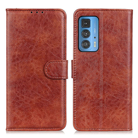 Coque Portefeuille Livre Cuir Etui Clapet A02D pour Motorola Moto Edge S Pro 5G Marron