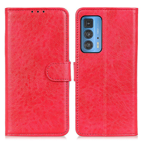 Coque Portefeuille Livre Cuir Etui Clapet A02D pour Motorola Moto Edge S Pro 5G Rouge