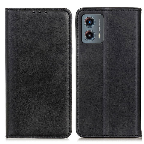 Coque Portefeuille Livre Cuir Etui Clapet A02D pour Motorola Moto G 5G (2023) Noir