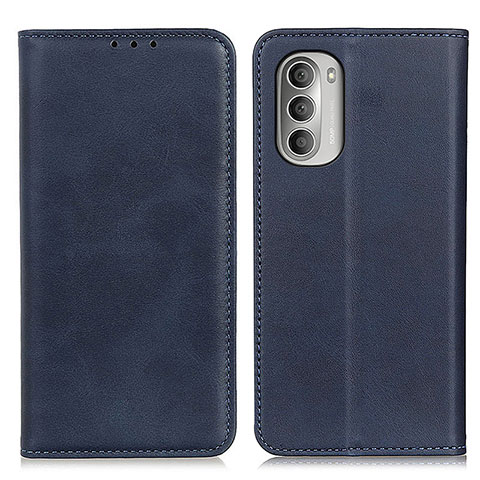 Coque Portefeuille Livre Cuir Etui Clapet A02D pour Motorola Moto G Stylus (2022) 5G Bleu