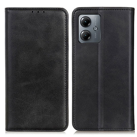 Coque Portefeuille Livre Cuir Etui Clapet A02D pour Motorola Moto G14 Noir