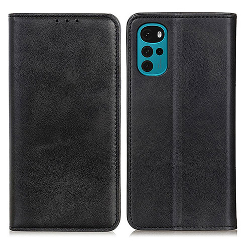 Coque Portefeuille Livre Cuir Etui Clapet A02D pour Motorola Moto G22 Noir