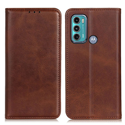 Coque Portefeuille Livre Cuir Etui Clapet A02D pour Motorola Moto G60 Marron