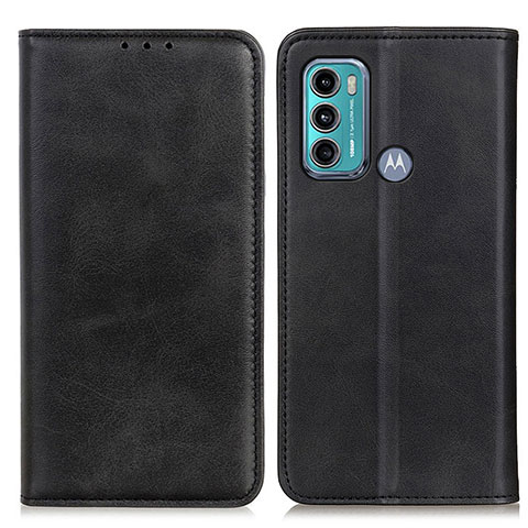 Coque Portefeuille Livre Cuir Etui Clapet A02D pour Motorola Moto G60 Noir