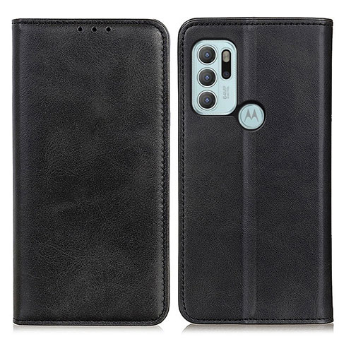 Coque Portefeuille Livre Cuir Etui Clapet A02D pour Motorola Moto G60s Noir