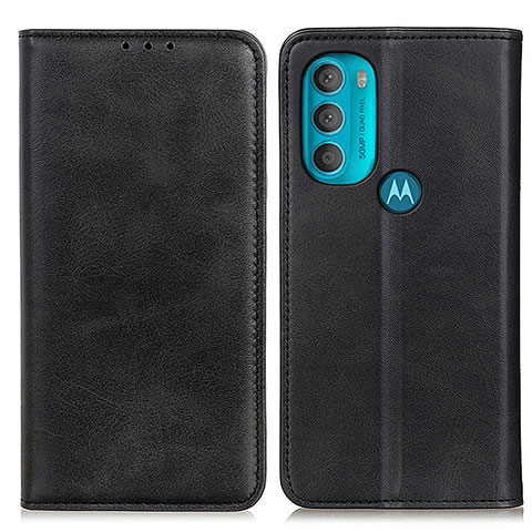 Coque Portefeuille Livre Cuir Etui Clapet A02D pour Motorola Moto G71 5G Noir