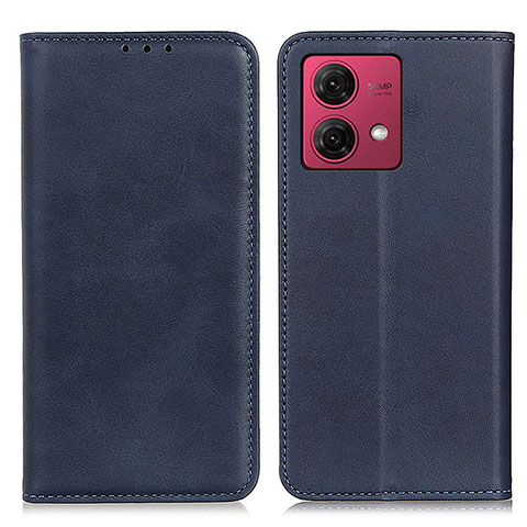 Coque Portefeuille Livre Cuir Etui Clapet A02D pour Motorola Moto G84 5G Bleu