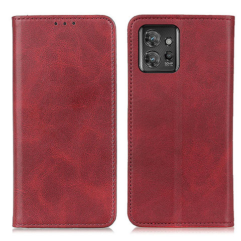 Coque Portefeuille Livre Cuir Etui Clapet A02D pour Motorola ThinkPhone 5G Rouge