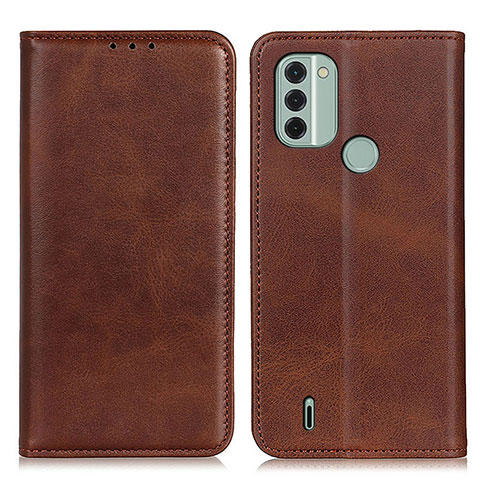 Coque Portefeuille Livre Cuir Etui Clapet A02D pour Nokia C31 Marron