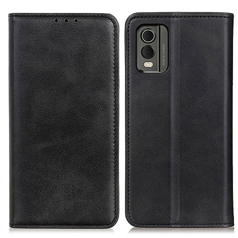 Coque Portefeuille Livre Cuir Etui Clapet A02D pour Nokia C32 Noir