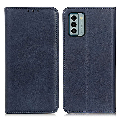 Coque Portefeuille Livre Cuir Etui Clapet A02D pour Nokia G22 Bleu