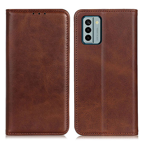 Coque Portefeuille Livre Cuir Etui Clapet A02D pour Nokia G22 Marron