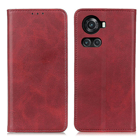 Coque Portefeuille Livre Cuir Etui Clapet A02D pour OnePlus 10R 5G Rouge