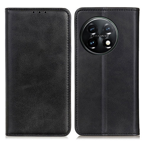 Coque Portefeuille Livre Cuir Etui Clapet A02D pour OnePlus 11 5G Noir