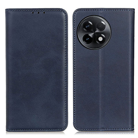 Coque Portefeuille Livre Cuir Etui Clapet A02D pour OnePlus 11R 5G Bleu