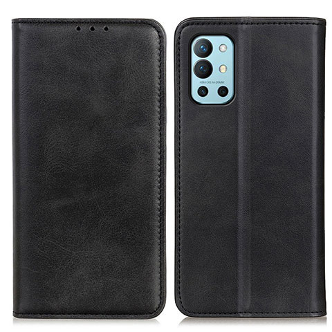 Coque Portefeuille Livre Cuir Etui Clapet A02D pour OnePlus 9R 5G Noir