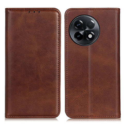 Coque Portefeuille Livre Cuir Etui Clapet A02D pour OnePlus Ace 2 5G Marron