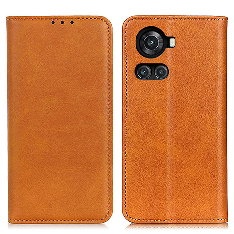 Coque Portefeuille Livre Cuir Etui Clapet A02D pour OnePlus Ace 5G Brun Clair