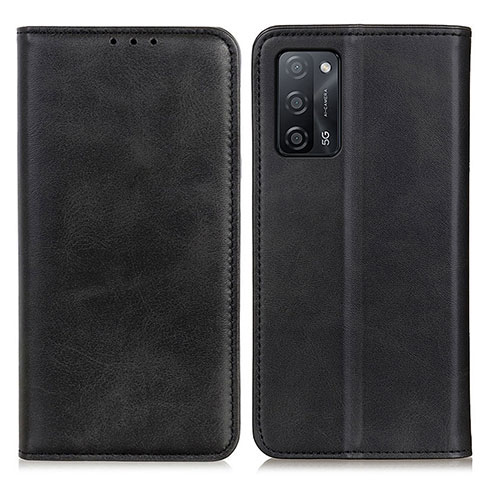 Coque Portefeuille Livre Cuir Etui Clapet A02D pour Oppo A53s 5G Noir