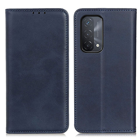 Coque Portefeuille Livre Cuir Etui Clapet A02D pour Oppo A93 5G Bleu