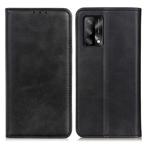 Coque Portefeuille Livre Cuir Etui Clapet A02D pour Oppo F19s Noir