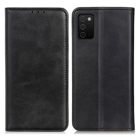 Coque Portefeuille Livre Cuir Etui Clapet A02D pour Samsung Galaxy A02s Noir