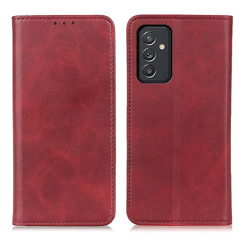 Coque Portefeuille Livre Cuir Etui Clapet A02D pour Samsung Galaxy A15 LTE Rouge