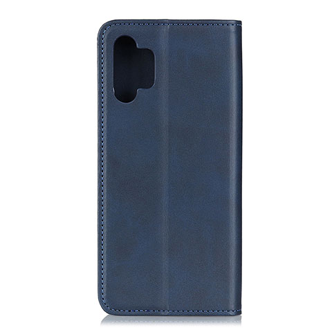 Coque Portefeuille Livre Cuir Etui Clapet A02D pour Samsung Galaxy A32 4G Bleu